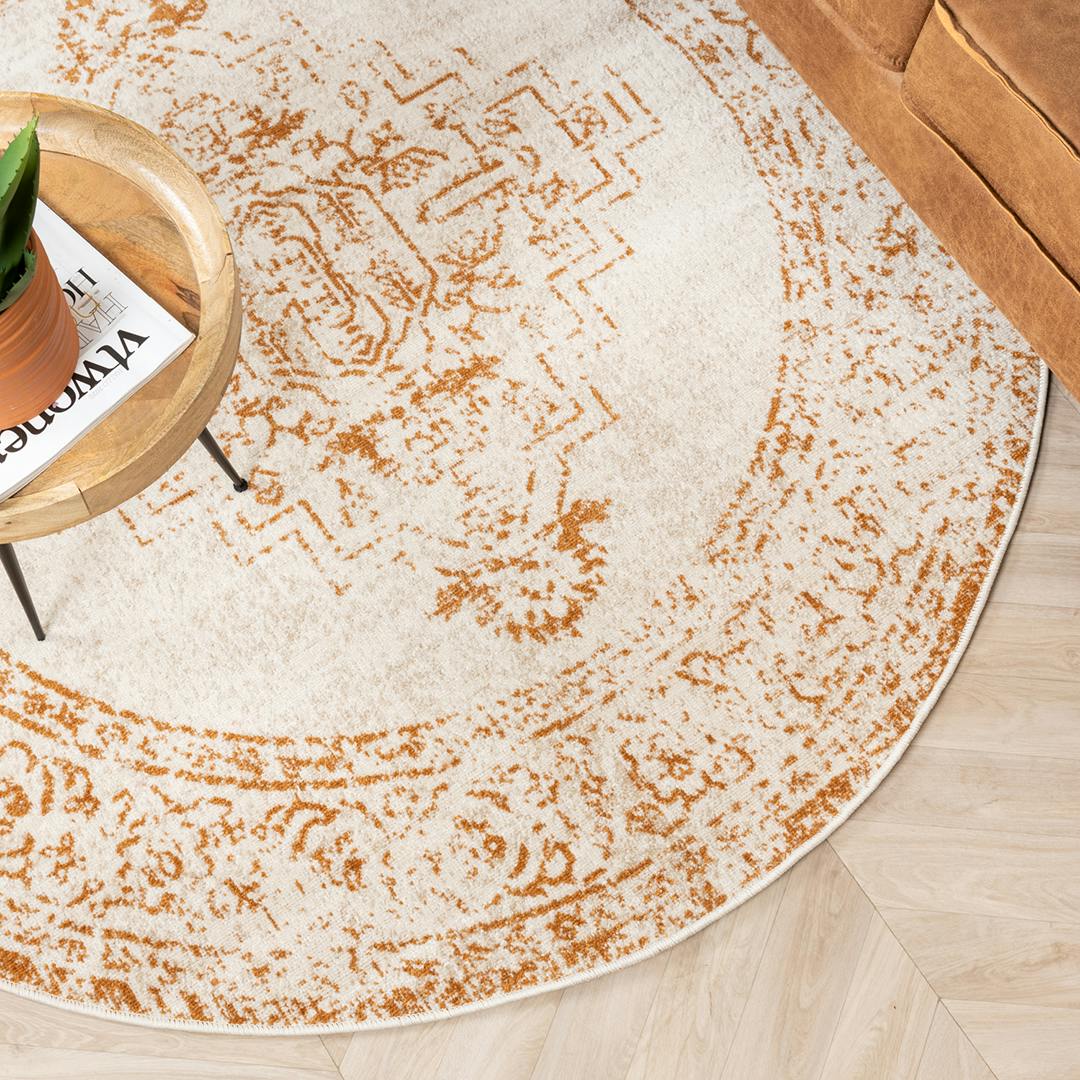 rond oosters vloerkleed