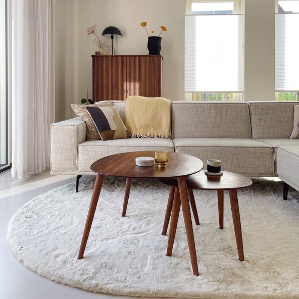 Vloerkleed organische vorm