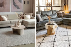 Woonkamer vloerkleden inspiratie