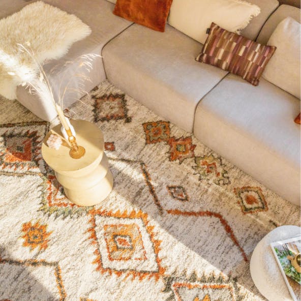 Vloerkleed met patronen