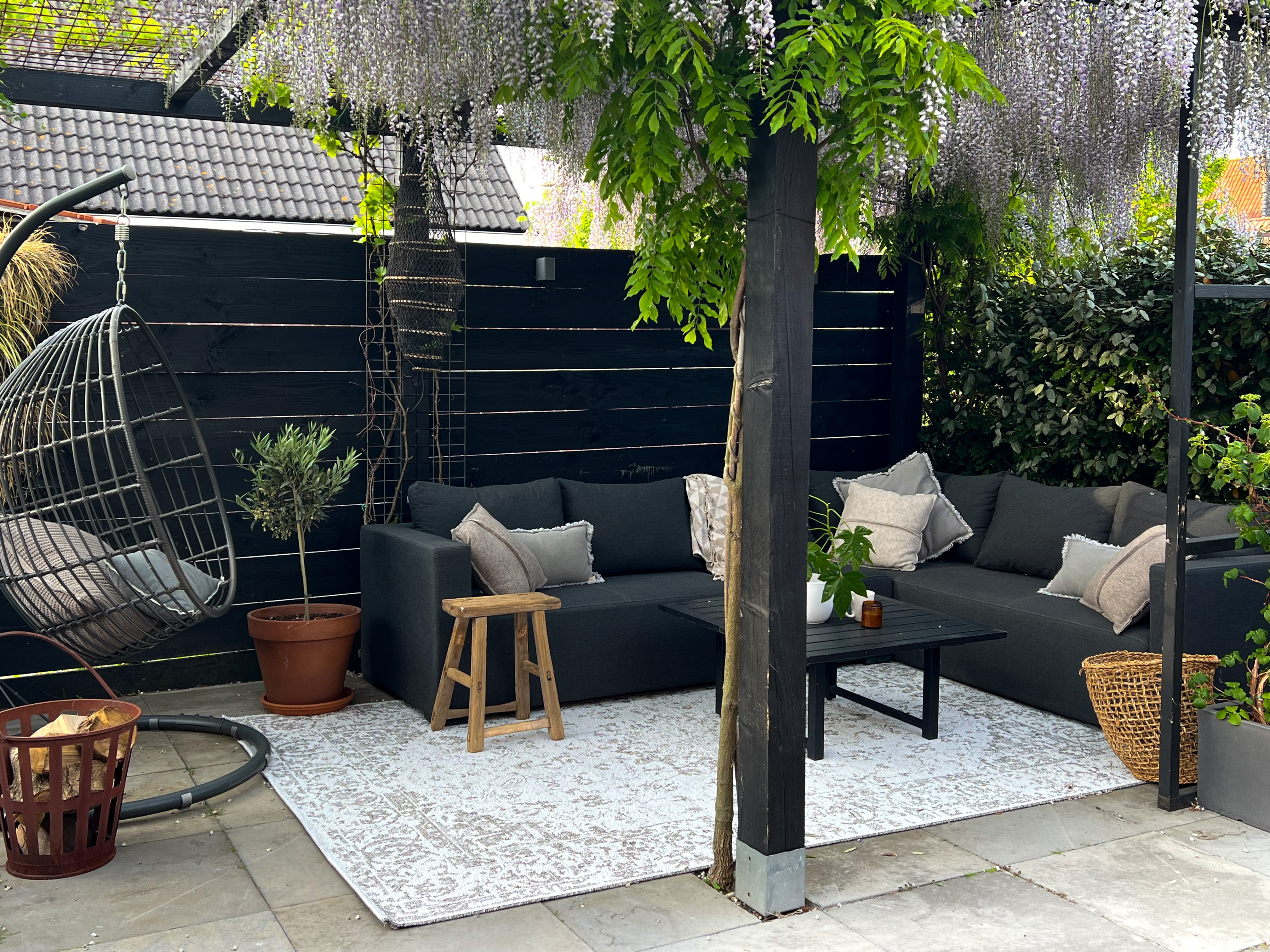 Tapis extérieur gris