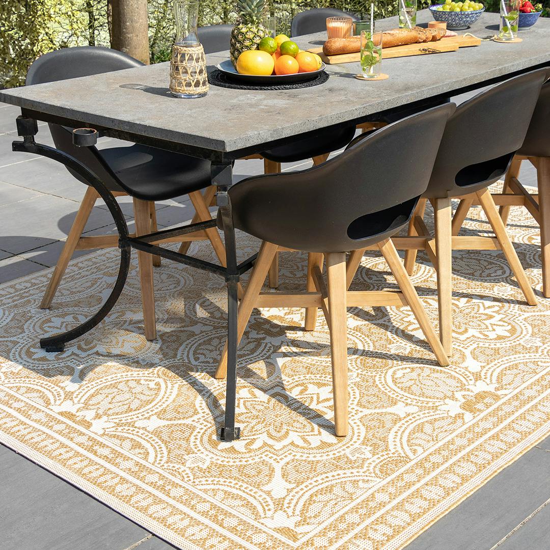 summer buitenkleed geel