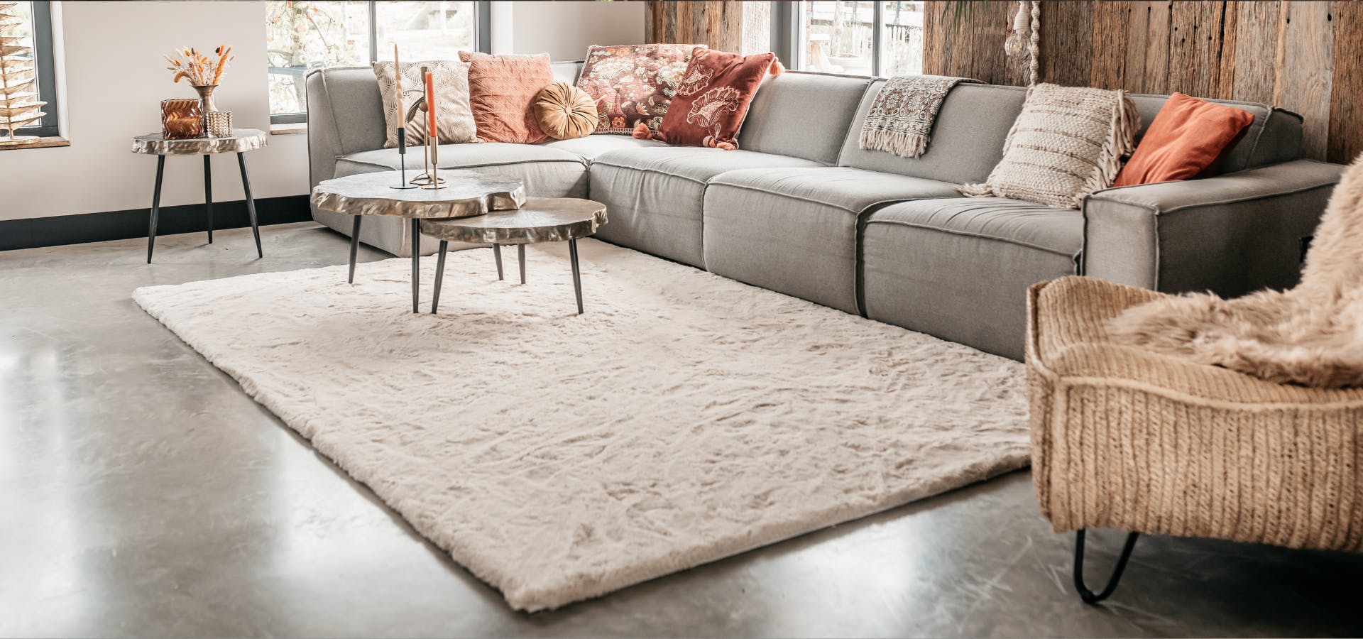 Fluffy vloerkleed