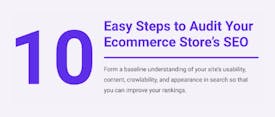 10 Easy Steps to Audit Your Ecommerce Store's SEO thumbnail