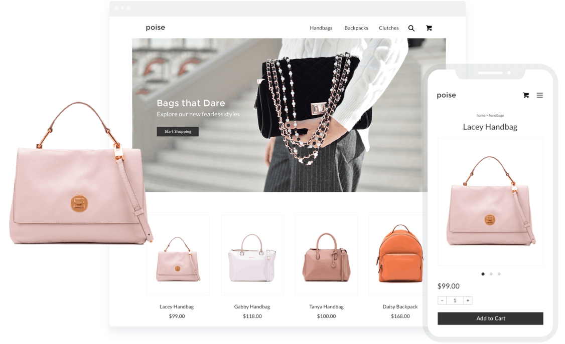 Volusion | Sell Handbags Online