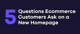 5 Questions Ecommerce Customers Ask on a New Homepage thumbnail