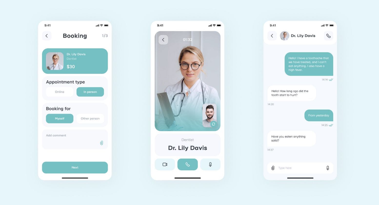 Doctor consultation app