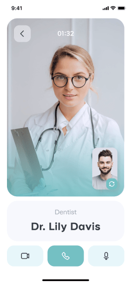 Call in telemedicine app