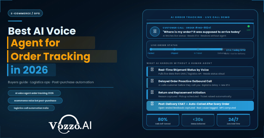 Best AI Voice Agent for Order Tracking in 2026