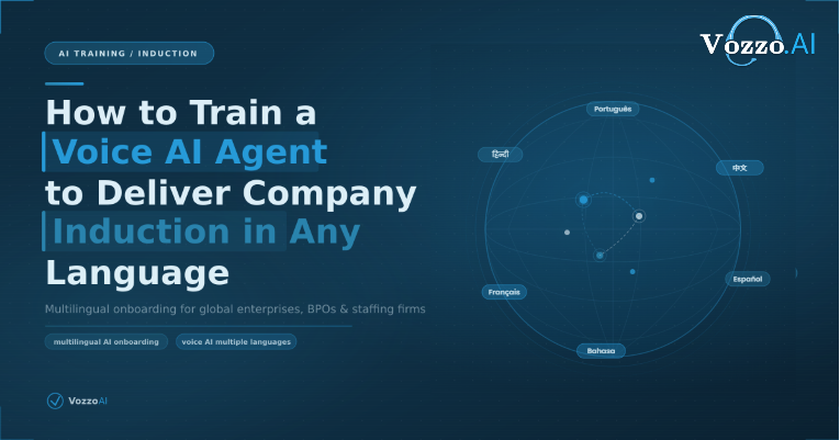 How to Train a Voice AI Agent to Deliver Company Induction in Any Language
