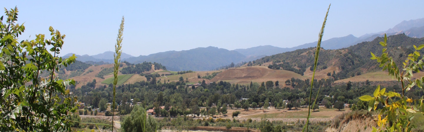 A picture of landscape in the Ventura River Water District