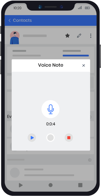 Add voice notes
