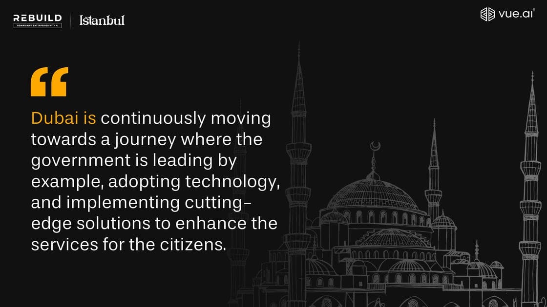 Dubai! Where the government leads by example.