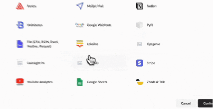 How Vue.ai accepts input via connectors and orchestrates workflows