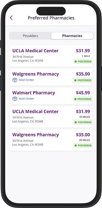 Pharmacy Comparison screenshot