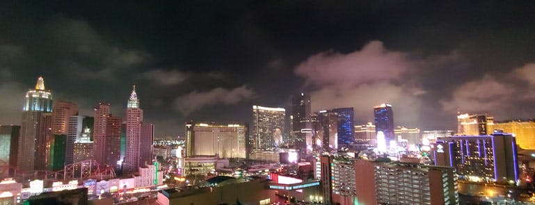 Photo of Las Vegas skyline by Mike Ford