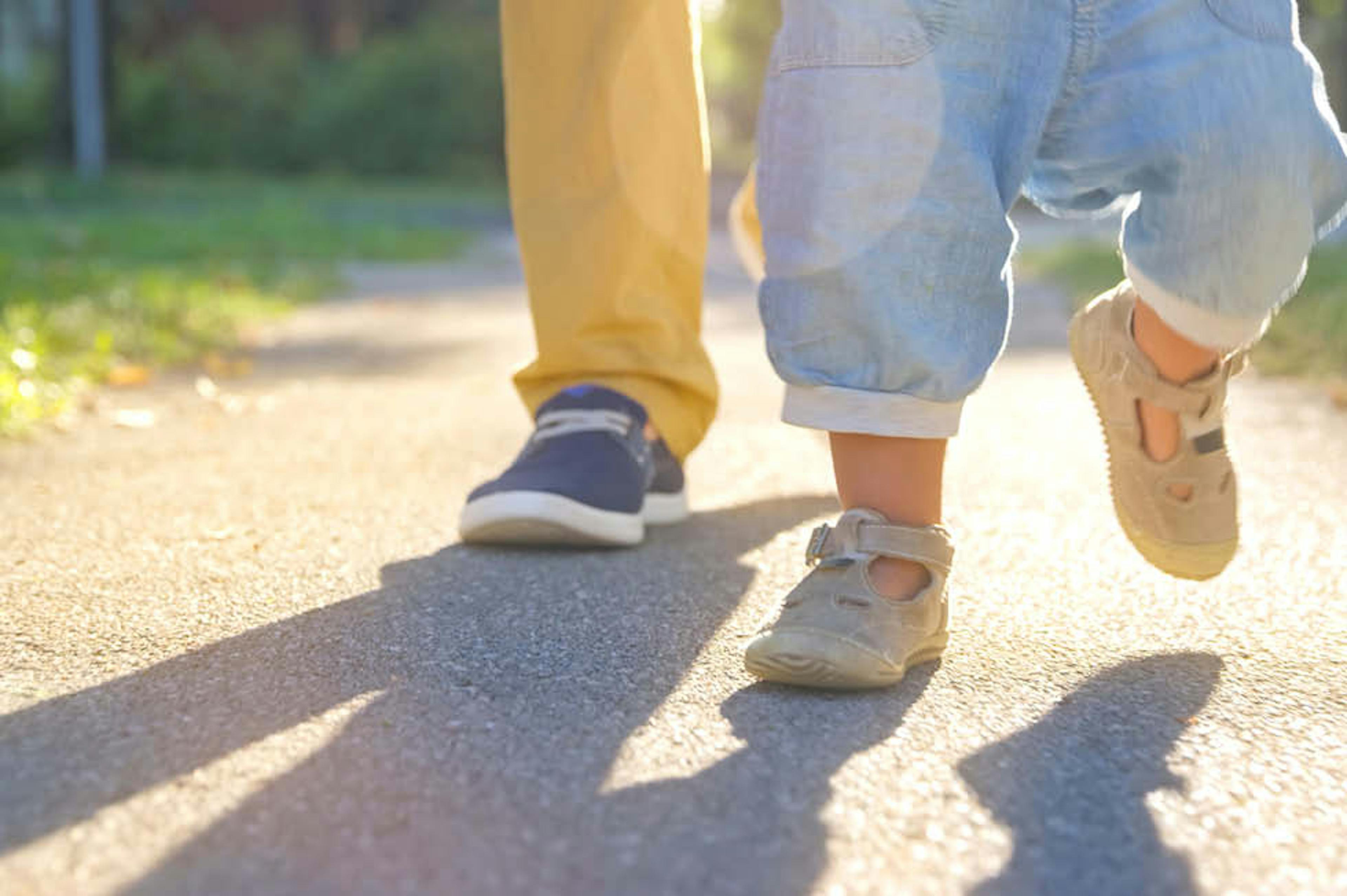 Children's legs and feet
