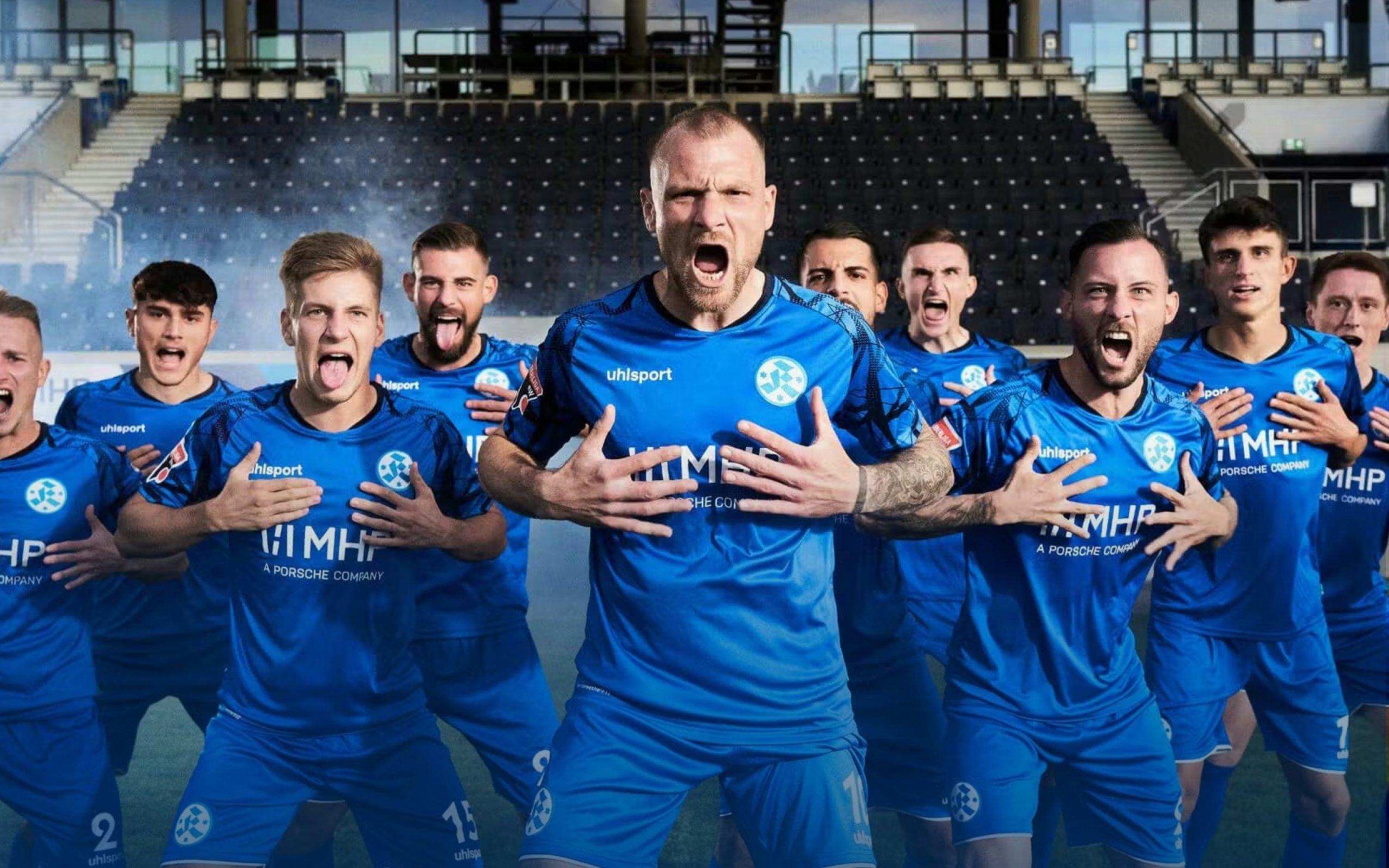 Stuttgarter Kickers im Gazi Stadion