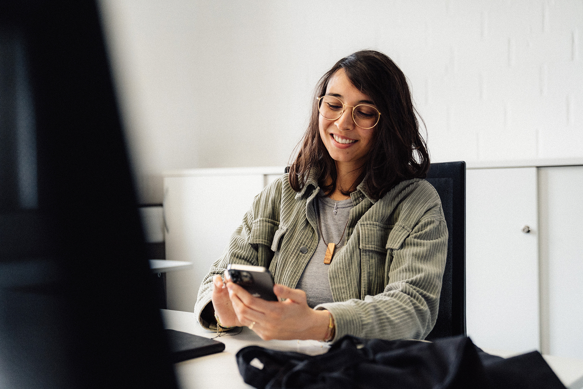 Natalie Saussele, Social Media Managerin bei Werk 8