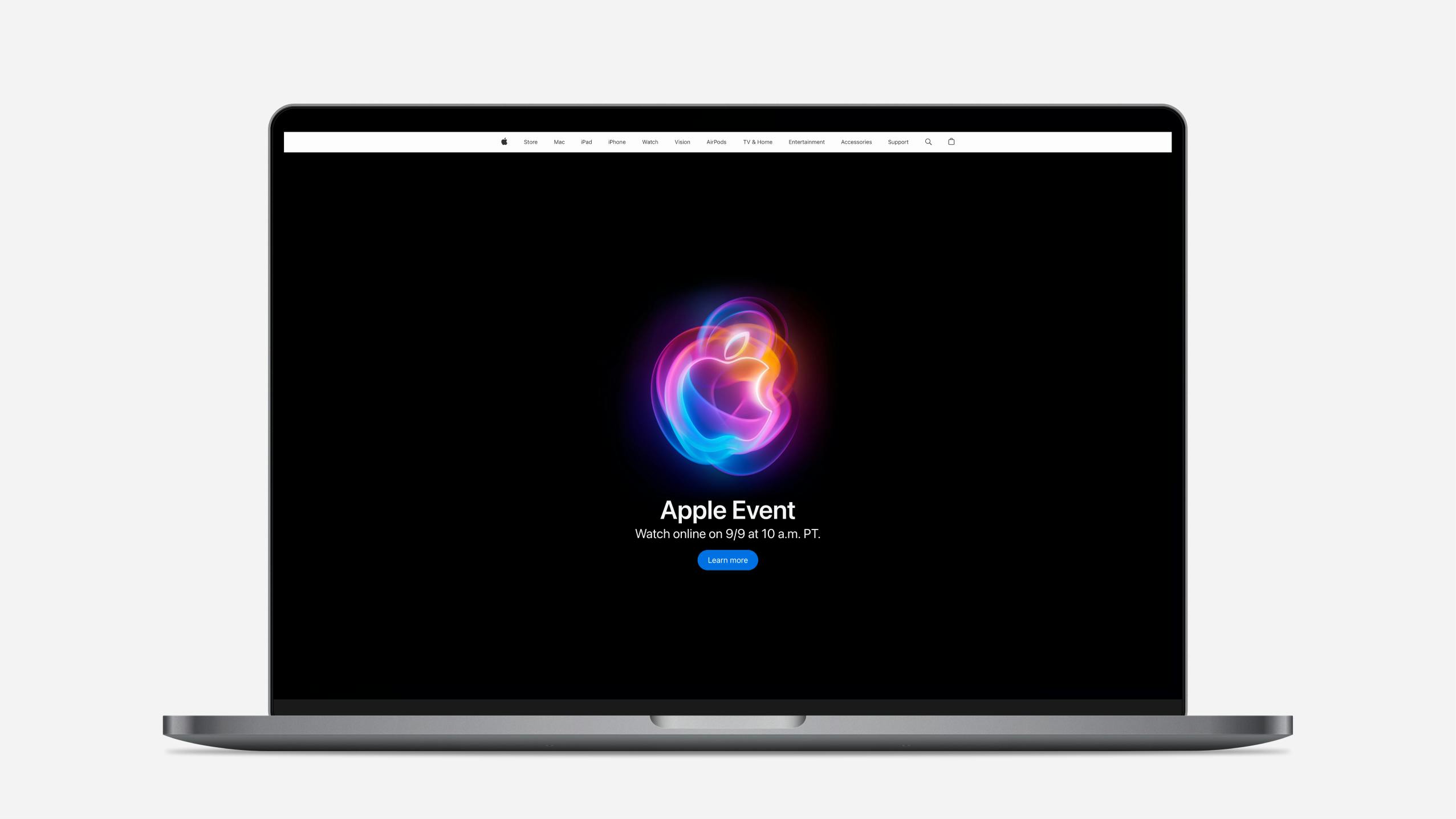 Bild der Apple Website als Desktopanwendung