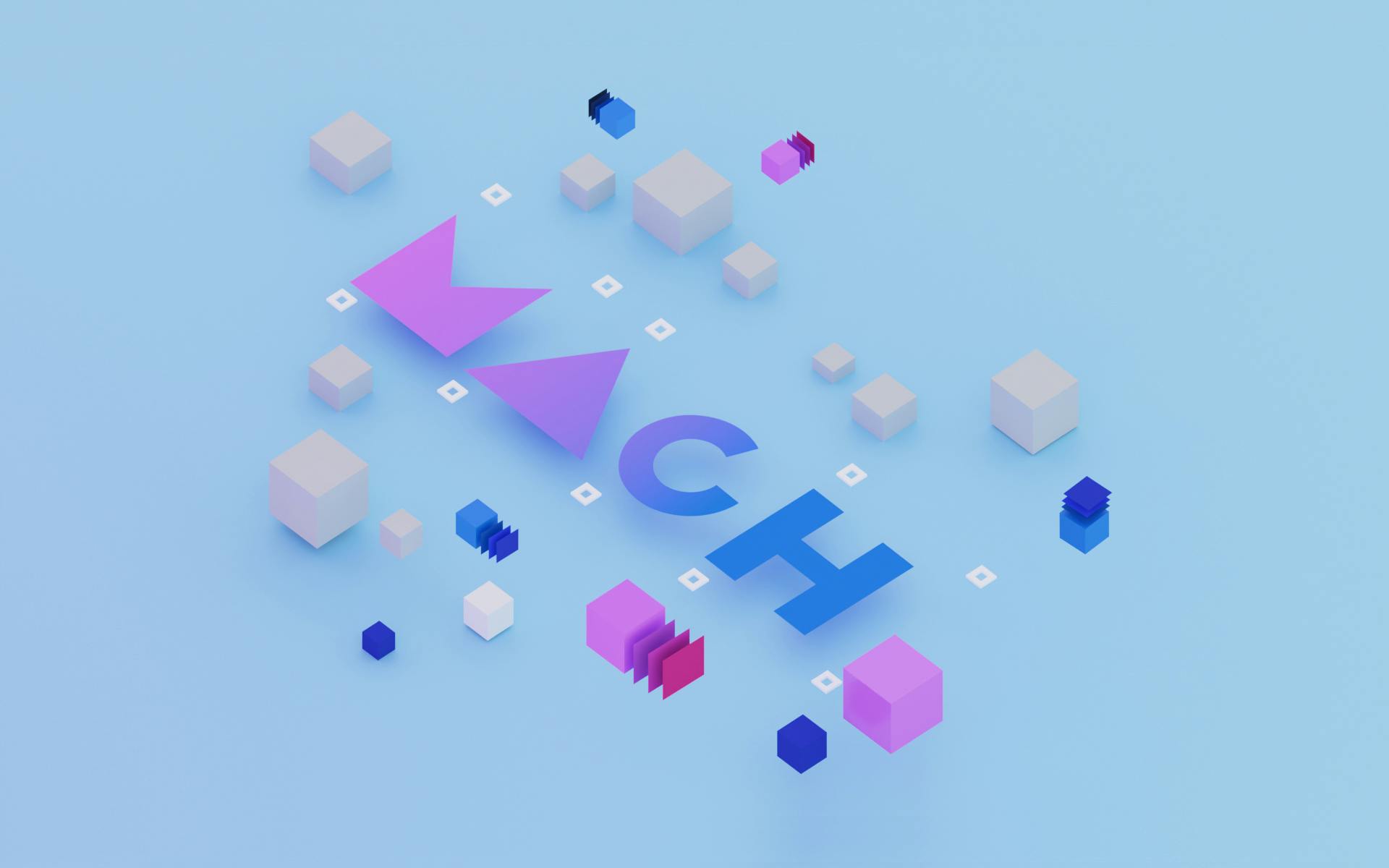 Vorschaubild des News-Artikels zeigt abstrakte 3D-Grafik mit Würfeln und Buchstaben, die das Wort „MACH“ auf blauem Grund bilden.