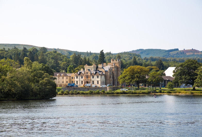 Cameron House at the Loch Lomond lake one of the beautiful lake of Scotland Highlands. Luxury rooms and suits