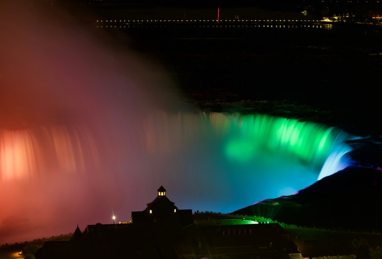 Niagara Falls Night Illuminated