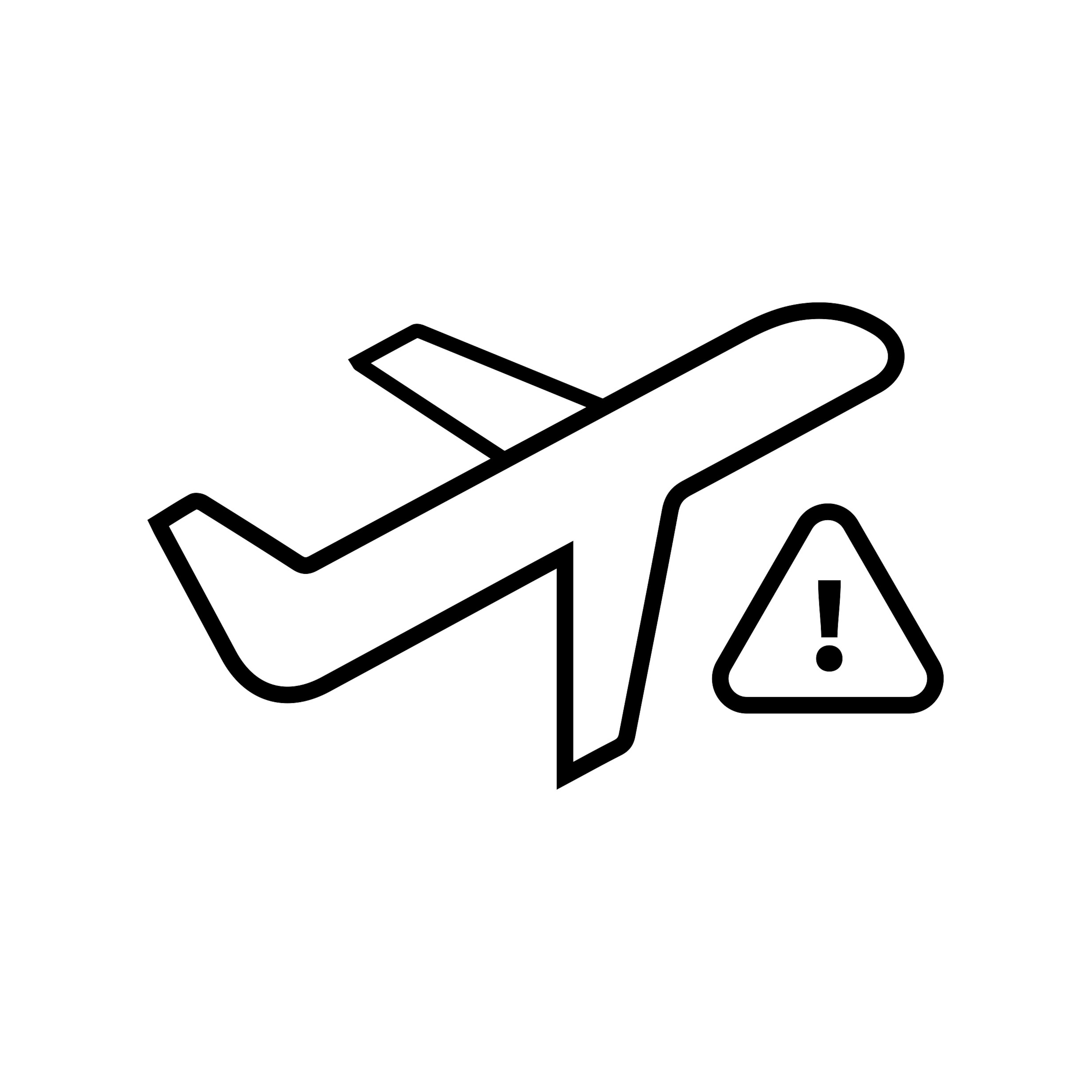 Icon for flight delays