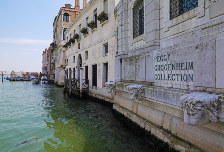 The Canal Grande in Venice, close to Peggy Guggenheim Collection