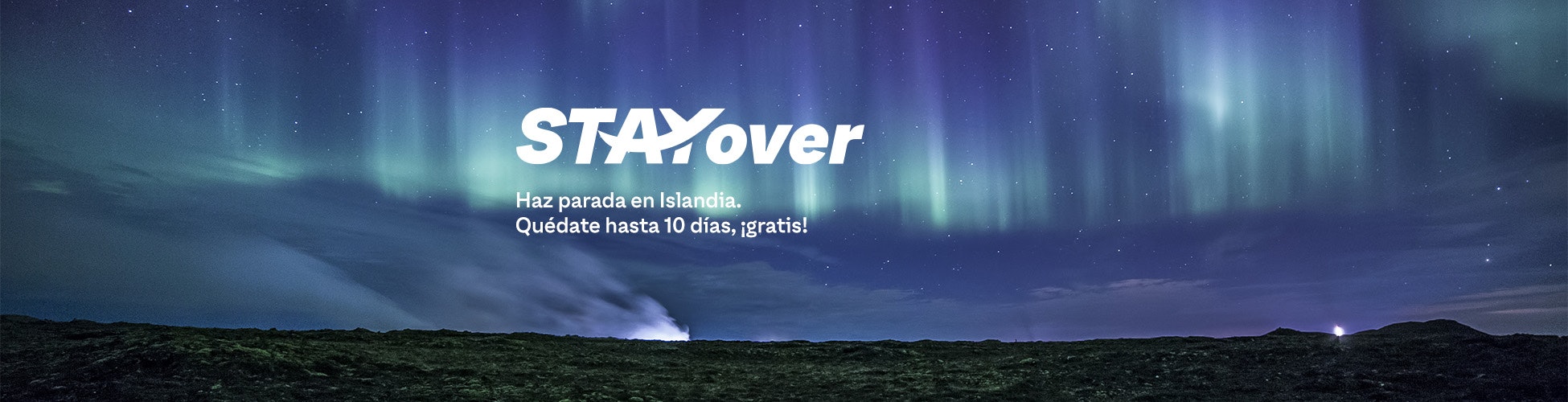 Stayover- Haz parada en Islandia. Quédate hasta 10 días, ¡gratis!
