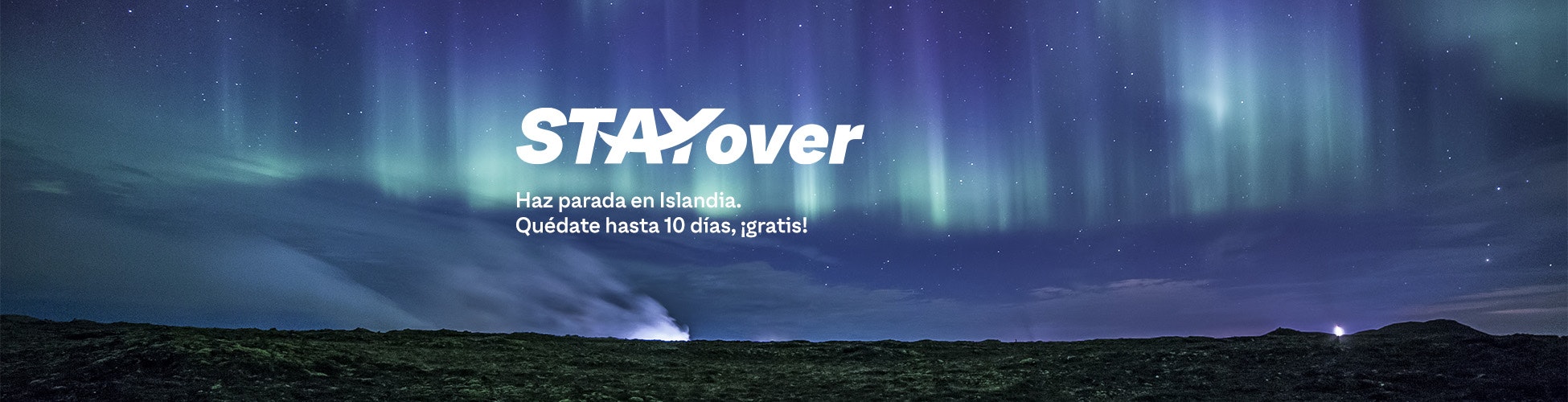 Stayover- Haz parada en Islandia. Quédate hasta 10 días, ¡gratis!