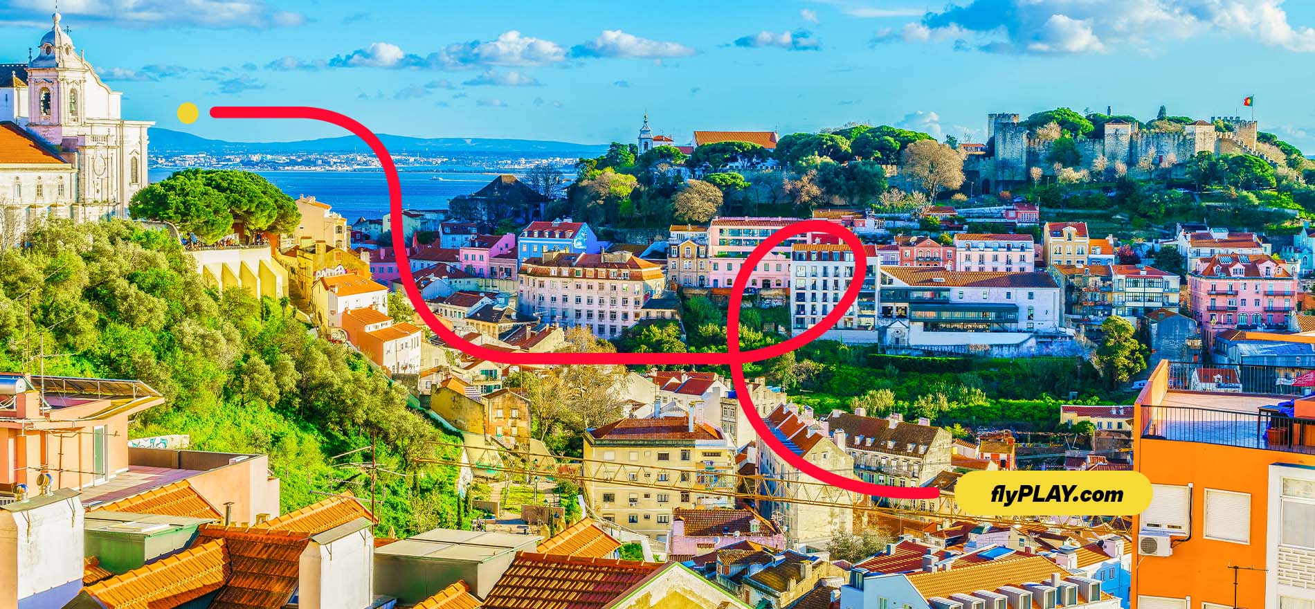 Cheap flights to Lisbon, Portugal PLAY airlines