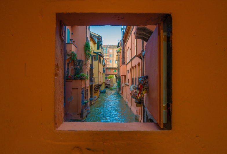 Bologna Window to Canal