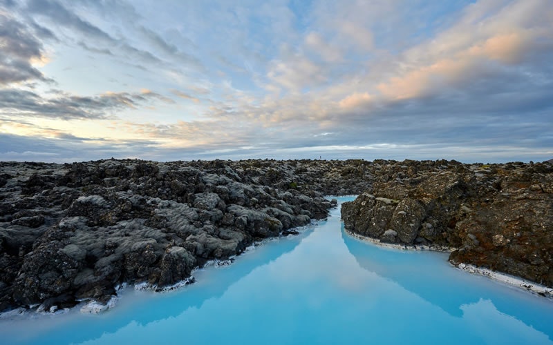 Geothermal spring in Iceland