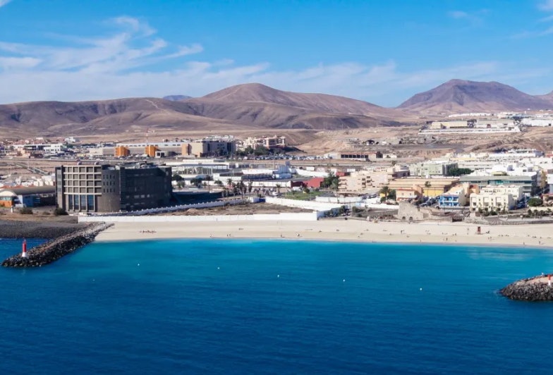 Puerto del Rosario Fuerteventura from the perspective of the cruise terminal