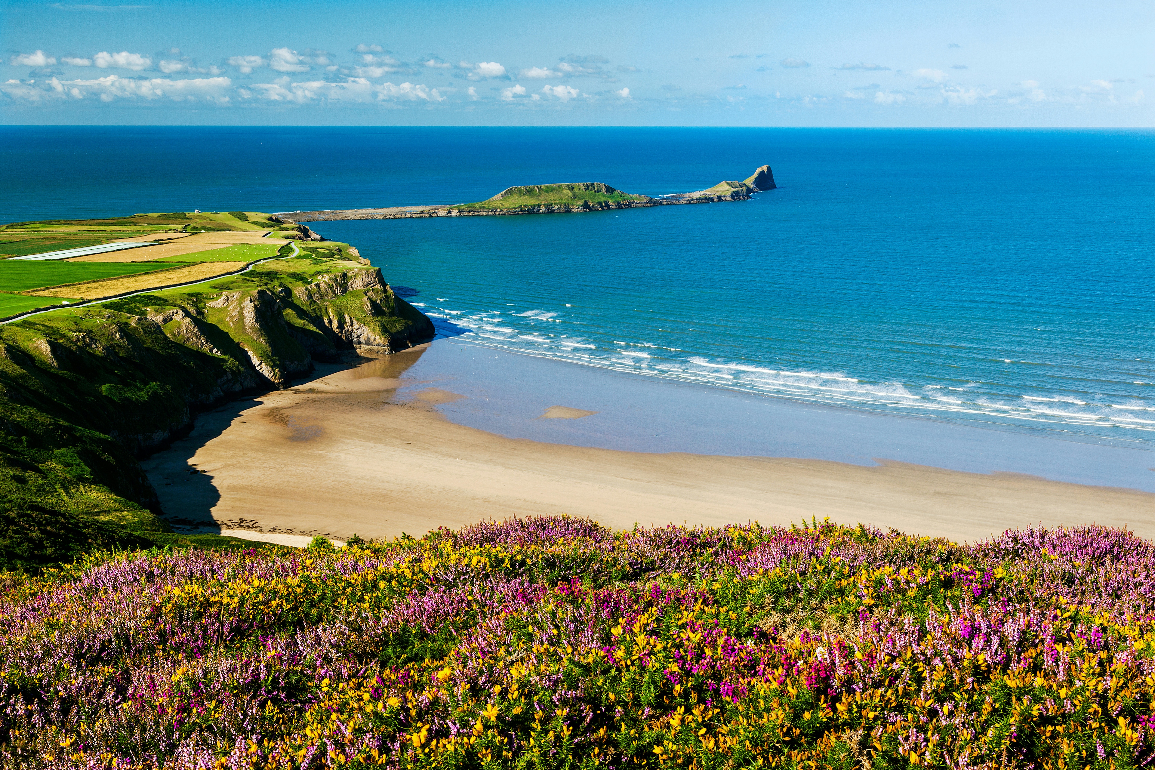 Gower Peninsula on a perfect day