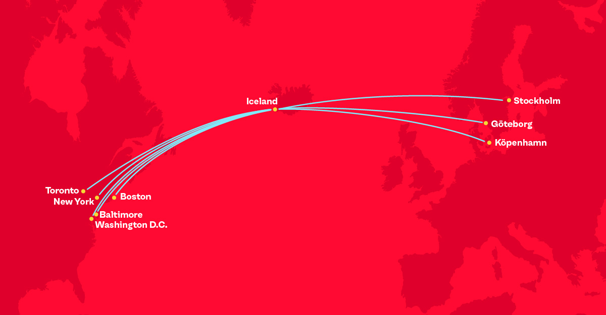 Billiga Flygresor Till Island Och Nordamerika | PLAY Airlines