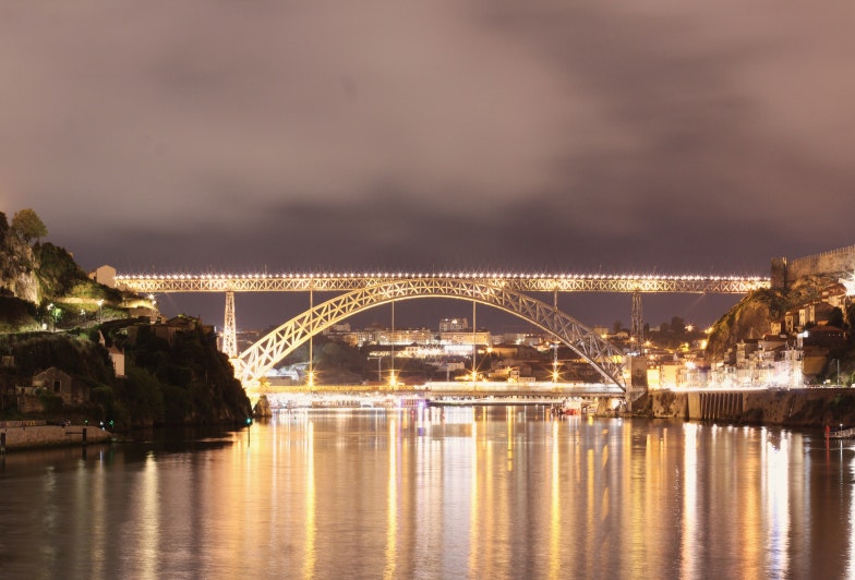 Porto Dom Luis Bridge Night
