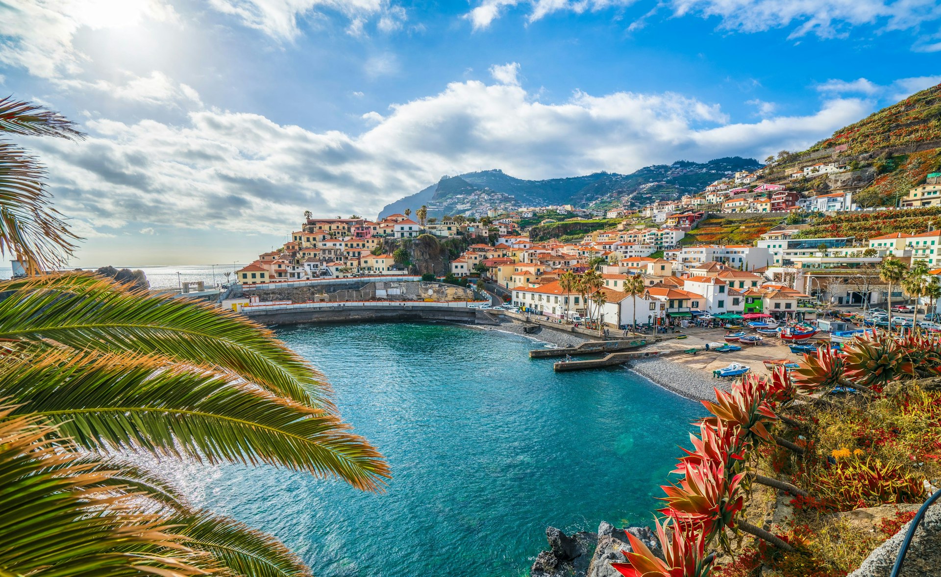 Portúgalsa eyjan Madeira í Atlantshafi