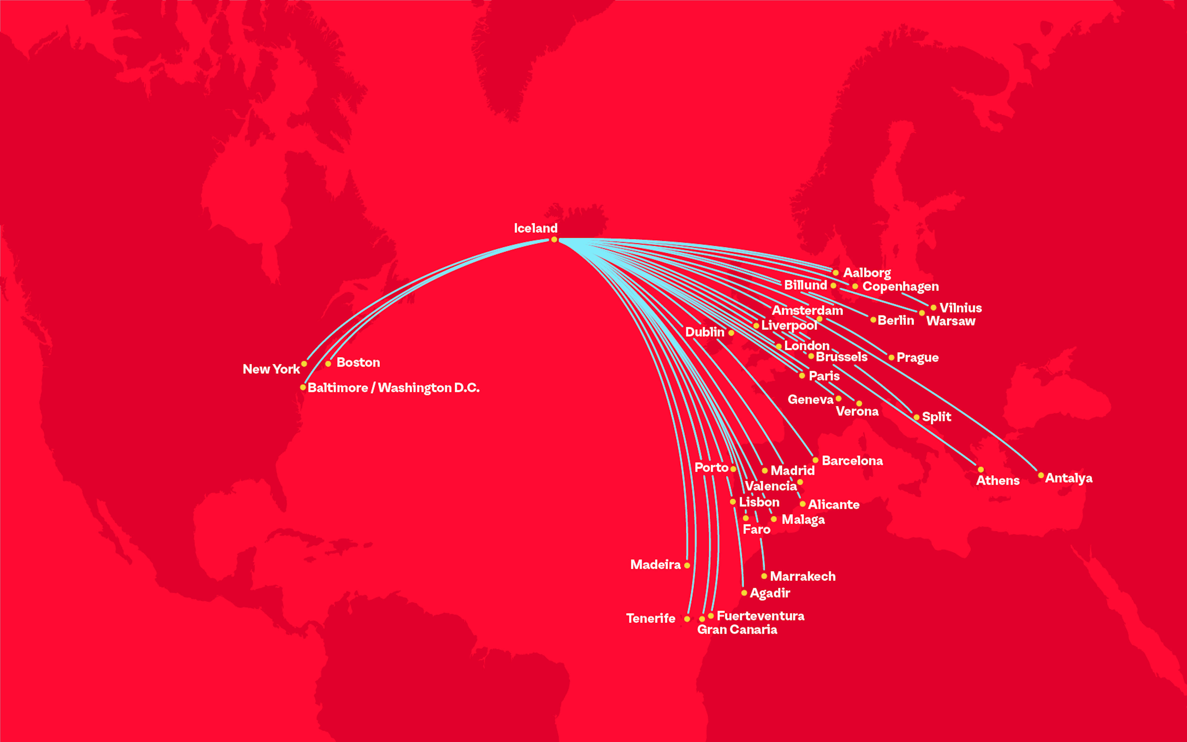 PLAY's route map