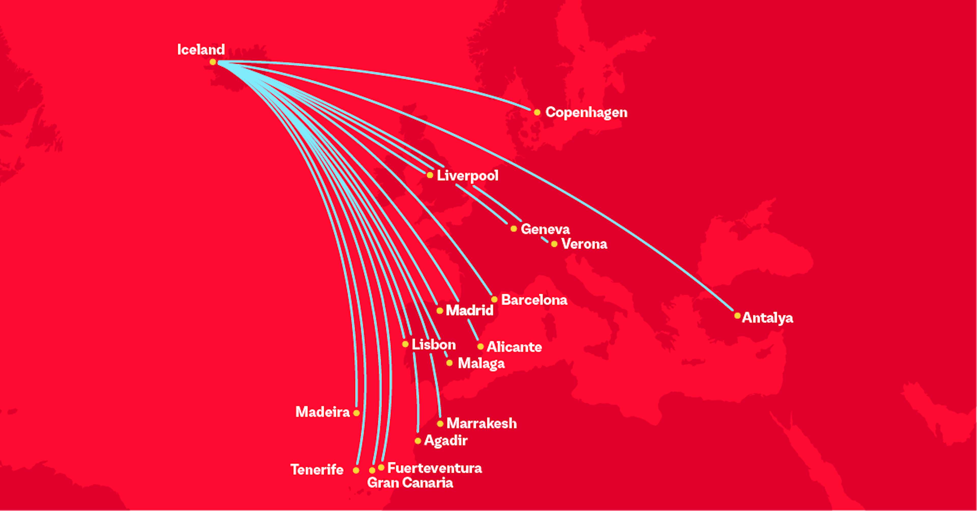 summer flight schedule PLAY