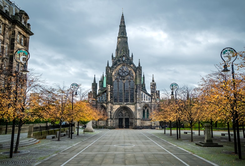 Glasgow Cathedral in Autumn.