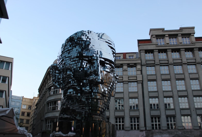Prague Franz Head Sculpture