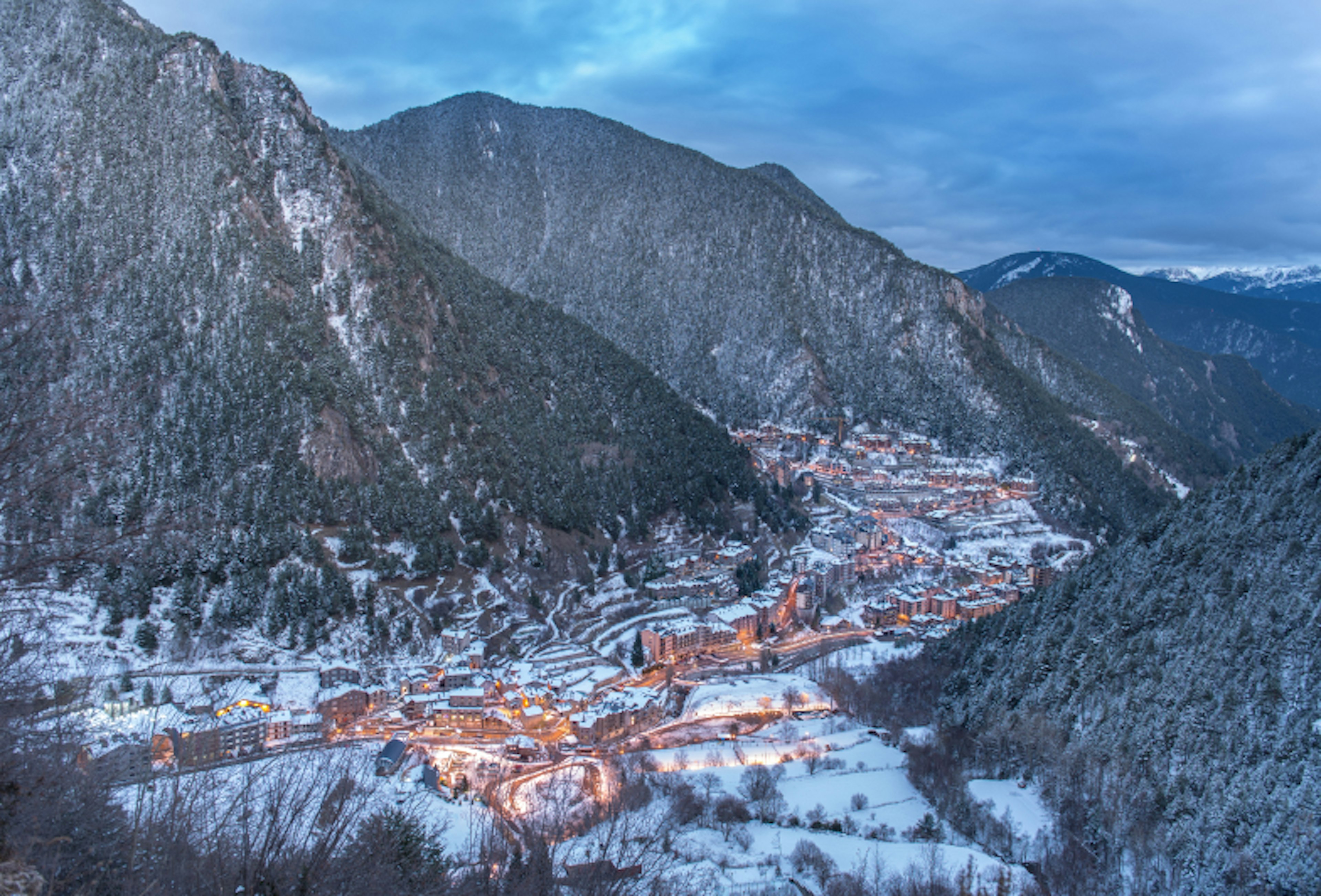 Barcelona Vallnord Mountain Town Andorra