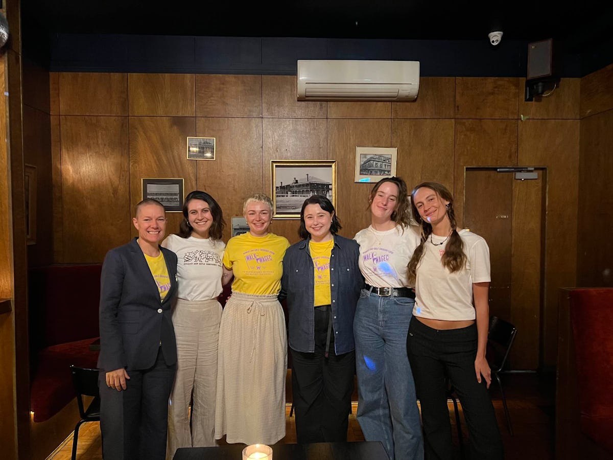 Chloe with her WAGEC colleagues