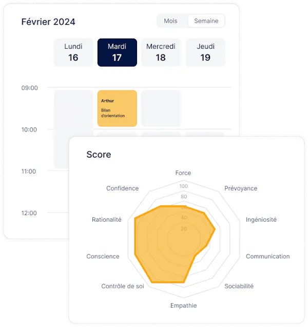 Prise de rendez-vous pour coach et outils d'analyse