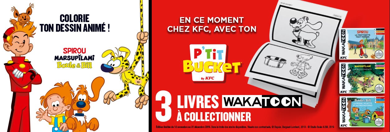 Wakatoon dans les restaurants KFC