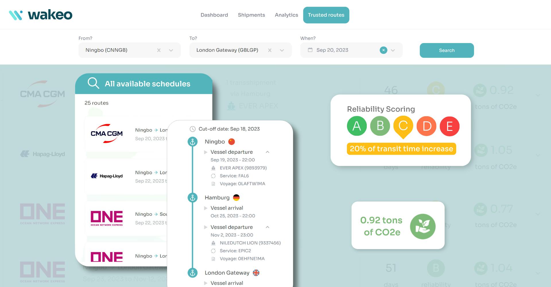 Wakeo launches Trusted Routes