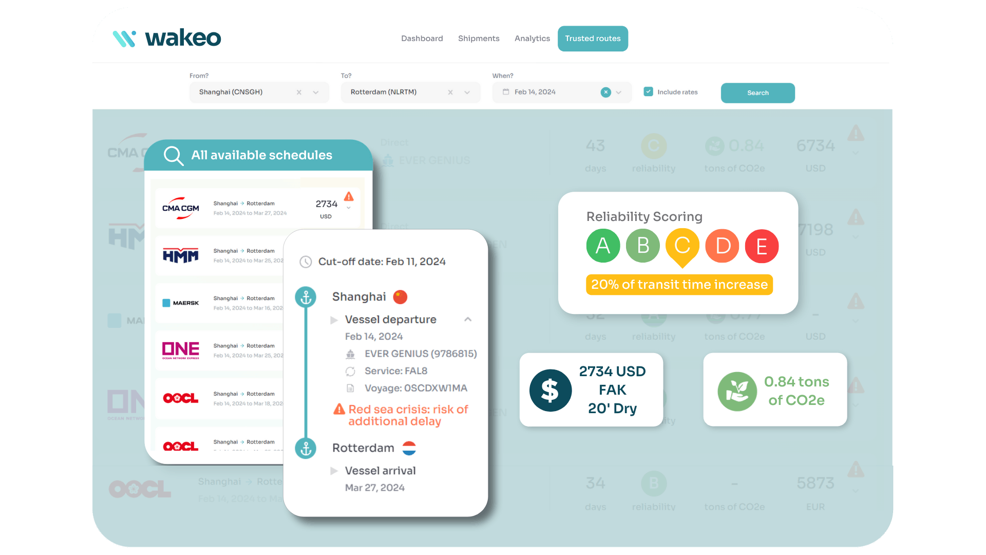 Trusted Routes by Wakeo