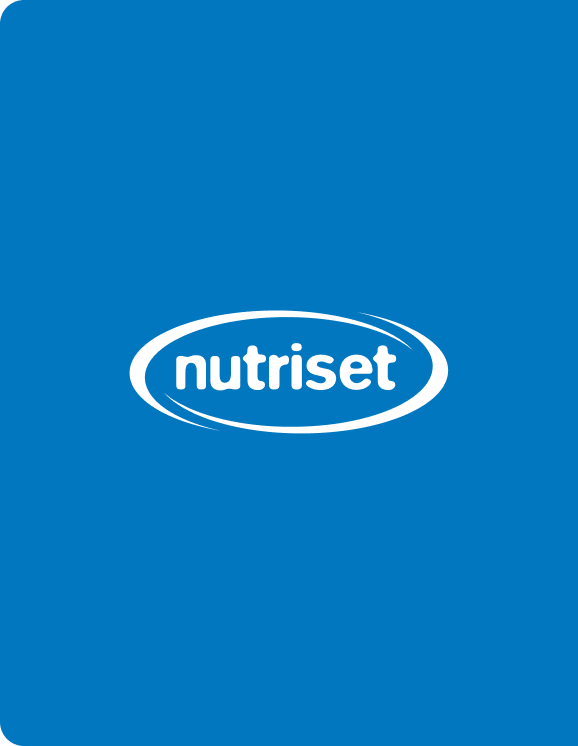 Nutriset logo embedded in a blue background